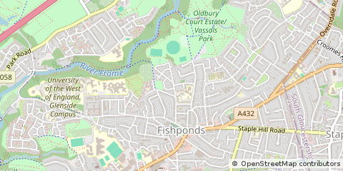 Map of Bristol, Avon