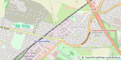 Map of Newcastle Upon Tyne