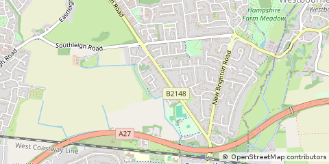 Map of Emsworth, Hampshire