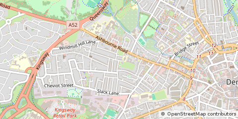 Map of Derby
