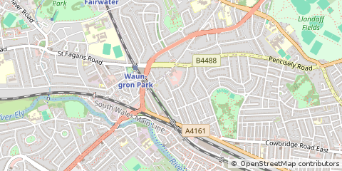 Map of Cardiff