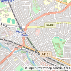 Map of Cardiff