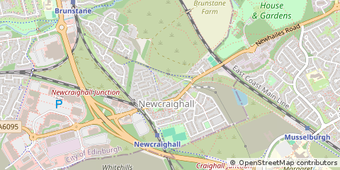 Map of Musselburgh