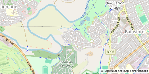 Map of Falkirk
