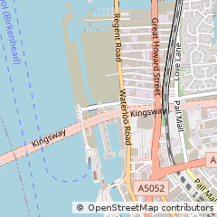 Map of Liverpool, Merseyside
