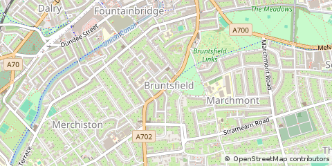 Map of Edinburgh, Midlothian