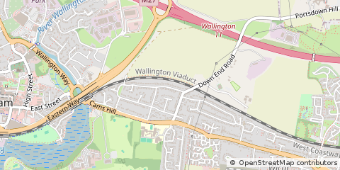 Map of Fareham