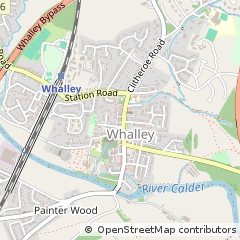 Map of Clitheroe