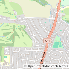 Map of Leeds, West Yorkshire