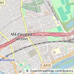 Map of Brentford