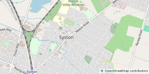 Map of Leicester, Leicestershire