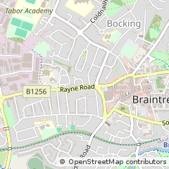 Map of Braintree