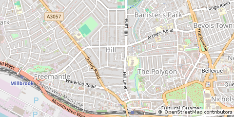 Map of Southampton
