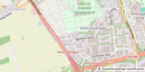 Map of Peterborough