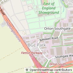 Map of Peterborough