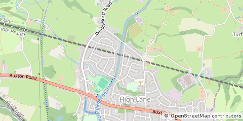 Map of Stockport