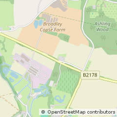 Map of Chichester, West Sussex