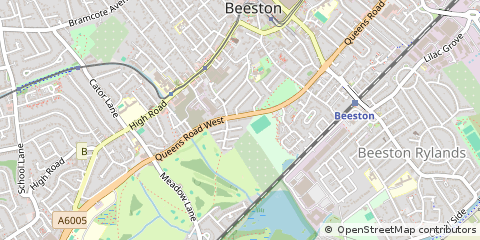 Map of Nottingham, Nottinghamshire