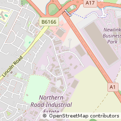 Map of Newark, Notts