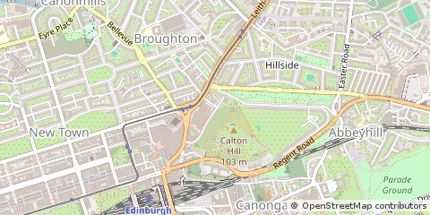 Map of Edinburgh