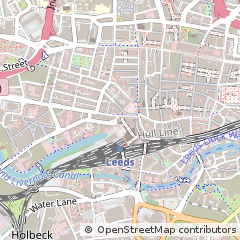 Map of Leeds, West Yorkshire