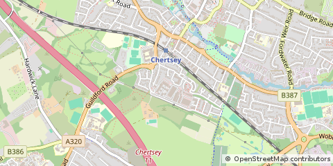 Map of Chertsey