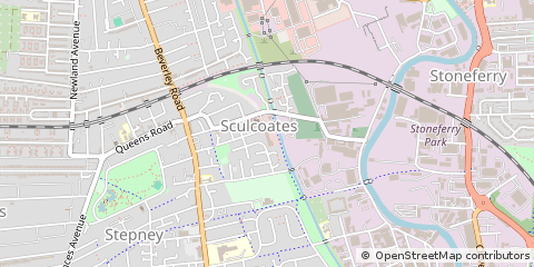 Map of Hull, East Yorkshire