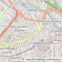 Map of Sheffield