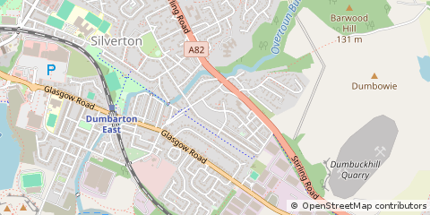Map of Dumbarton