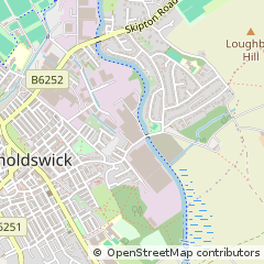 Map of Barnoldswick, Lancashire