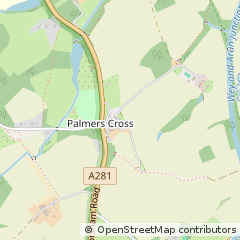 Map of Bramley, Guildford