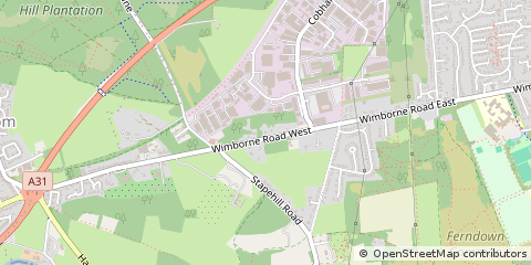 Map of Wimborne