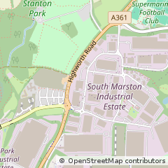 Map of Swindon, Wiltshire