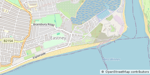 Map of Southsea, Hampshire