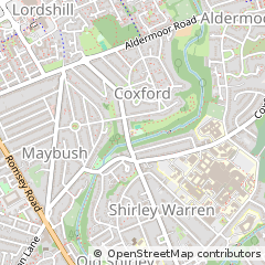 Map of Southampton