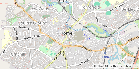 Map of Somerset