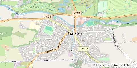 Map of Galston