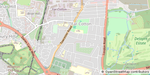 Map of Northampton