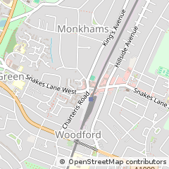Map of Woodford Green