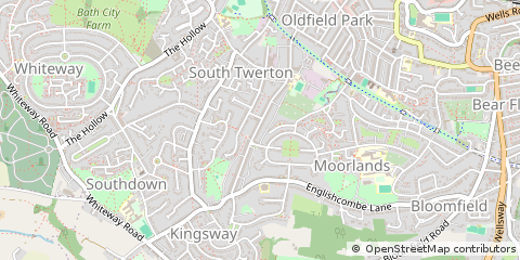 Map of Bath