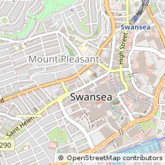 Map of West Glamorgan, C & C Swansea
