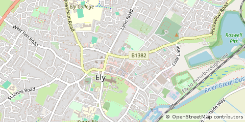 Map of ELY, Cambridgeshire