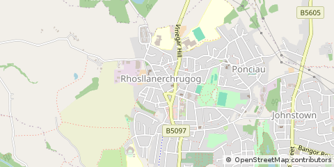 Map of Wrexham