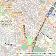 Map of Leicester