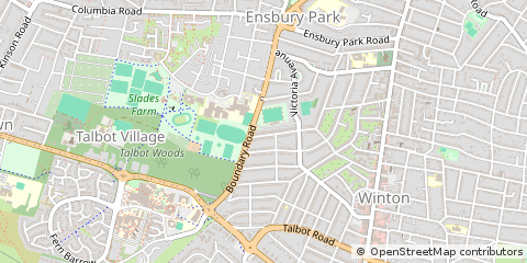 Map of Bournemouth