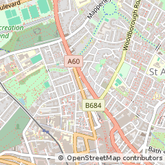 Map of Nottingham