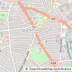 Map of Birmingham