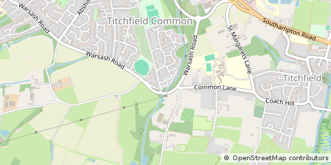 Map of Fareham