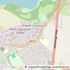 Map of Leigh, Lancs