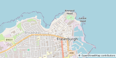 Map of Fraserburgh